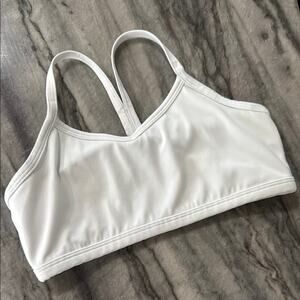 Athleta Girl White All Day Bra 2.0 Size Large / 12 Sports Bra Training Bra